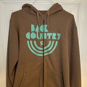 NWOT Backcountry Organic Cotton Full Zip Hoodie